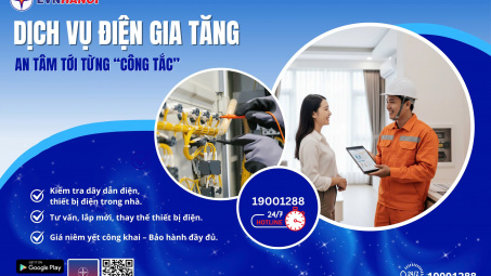 Dịch vụ điện gia tăng của EVNHANOI: Bước chuyển hướng đến phục vụ khách hàng toàn diện