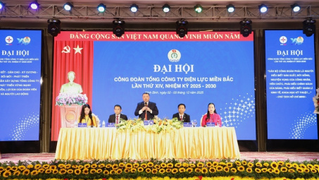 EVNNPC khai mạc phiên thứ nhất Đại hội Công đoàn lần thứ XIV, nhiệm kỳ 2025–2030