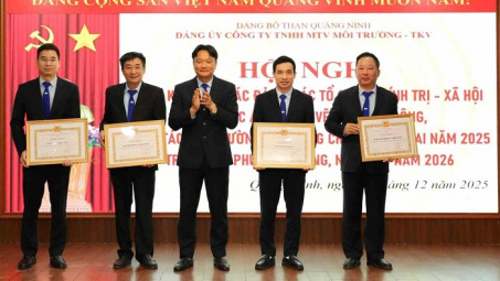 Công ty Môi trường - TKV: Tổng kết công tác Đảng, các tổ chức đoàn thể năm 2025, triển khai nhiệm vụ năm 2026