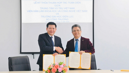 Trường Đại học Điện lực và Trung tâm Vũ trụ Việt Nam hợp tác nghiên cứu cho ngành năng lượng