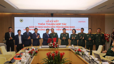 Quảng Nam ký kết hợp tác với Viettel về chuyển đổi số giai đoạn 2025 - 2030