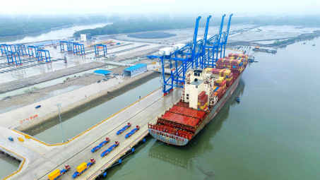 Cảng Phước An (PAP) lần đầu đón chuyến tàu từ hãng tàu lớn nhất thế giới