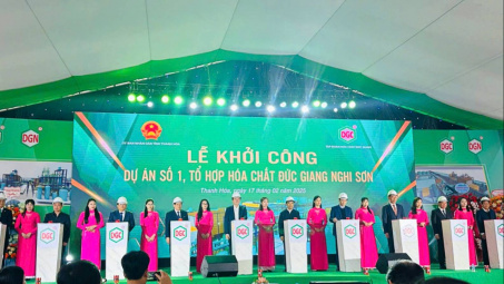 Hóa chất Đức Giang (DGC) chính thức khởi công “siêu” dự án tổ hợp hoá chất tại Thanh Hoá