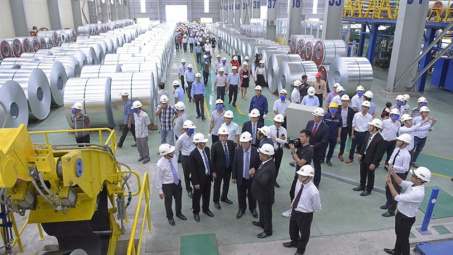 Tập đoàn Hoa Sen (HSG) nâng công suất nhà máy tôn mạ lớn nhất miền Trung thêm 81%