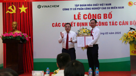 Cao su Miền Nam bổ nhiệm Bí thư Đảng ủy, Tổng Giám đốc công ty