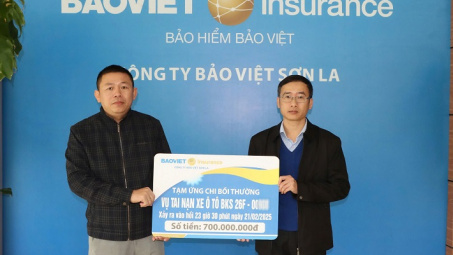 Bảo Việt Sơn La tạm ứng 700 triệu đồng trong vụ tai nạn giao thông nghiêm trọng tại Yên Châu (Sơn La)