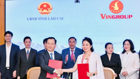 Tỉnh Lào Cai và Vingroup hợp tác toàn diện về chuyển đổi xanh