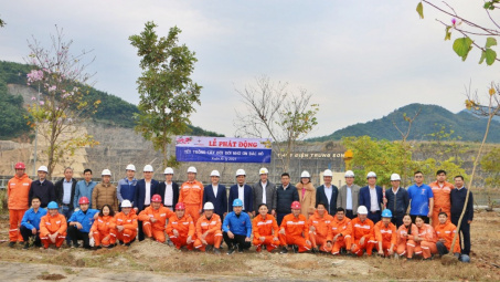 Thủy điện Trung Sơn hưởng ứng Tết trồng cây Xuân Ất Tỵ năm 2025