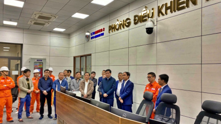 Bí thư Tỉnh ủy Quảng Trị đến thăm làm việc tại Thủy điện Quảng Trị