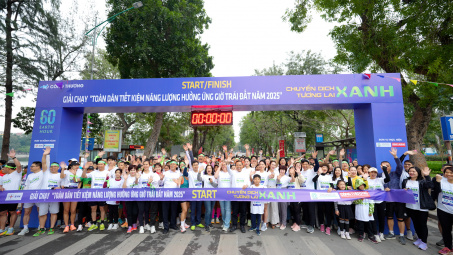 Ấn tượng Lễ phát động và Giải chạy hưởng ứng Toàn dân tiết kiệm năng lượng hưởng ứng Giờ Trái đất 2025