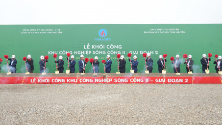 Khởi công khu công nghiệp gần 4.000 tỷ đồng tại Thái Nguyên