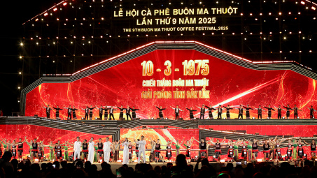 Khai mạc Lễ hội Cà phê Buôn Ma Thuột lần thứ 9 năm 2025: Nâng tầm vị thế cà phê Việt