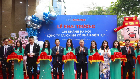 EVNFinance mở rộng mạng lưới hoạt động, khai trương chi nhánh đầu tiên tại miền Bắc
