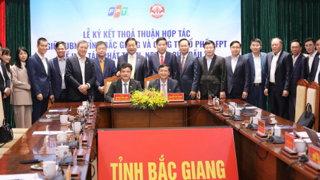 Tập đoàn FPT hợp tác chiến lược cùng Bắc Giang phát triển công nghiệp bán dẫn, chuyển đổi số