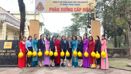 Nữ CNVCLĐ Công ty CP Gang Thép Thái Nguyên: Khỏe - đẹp, giỏi giang và nhân hậu