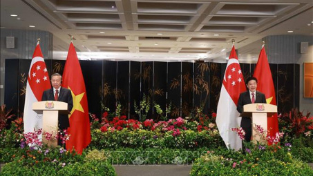 Việt Nam - Singapore nâng cấp quan hệ lên Đối tác Chiến lược toàn diện