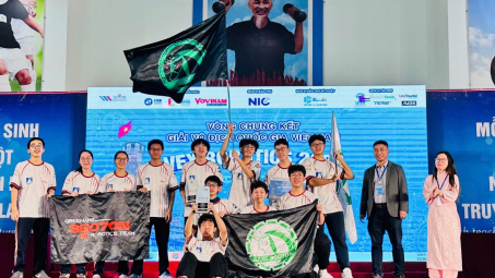 Đội GreenAms Robotics Team 36070N chiến thắng tại giải Quốc gia Việt Nam VEX V5 Robotics 2025