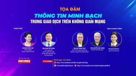 [TRỰC TUYẾN] Thông tin minh bạch trong giao dịch trên không gian mạng