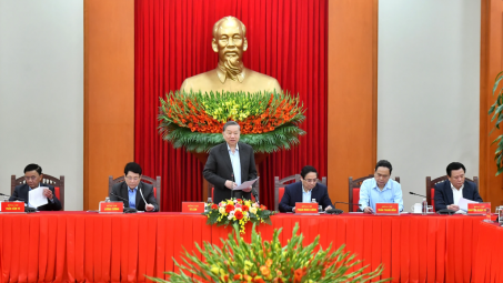 Tổng Bí thư Tô Lâm chủ trì cuộc họp Tiểu ban Văn kiện Đại hội XIV của Đảng