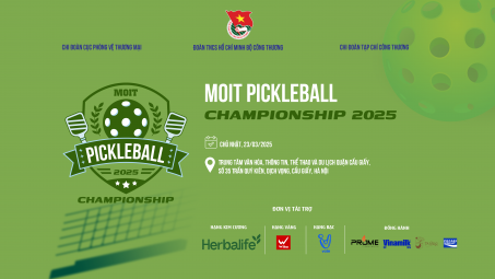 Sắp diễn ra Giải đấu Pickleball Bộ Công Thương năm 2025
