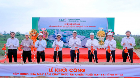 Củng cố hệ sinh thái, BAF Việt Nam (BAF) khởi công nhà máy cám chay 300.000 tấn/năm