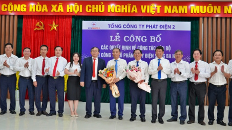 Công bố các quyết định về công tác cán bộ  tại Thủy điện Sông Ba Hạ