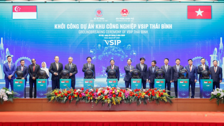 Khởi công Khu công nghiệp VSIP Thái Bình quy mô hơn 330 ha