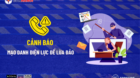 Cảnh báo giả mạo nhân viên điện lực của EVNHANOI