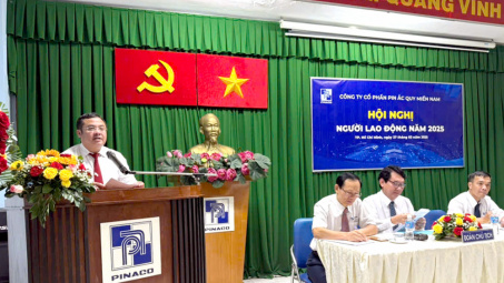 Công ty CP Pin Ắc quy miền Nam tổ chức thành công Hội nghị Đại biểu Người lao động năm 2025