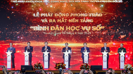 Phong trào "Bình dân học vụ số": Xây dựng xã hội tri thức và giàu sức mạnh công nghệ