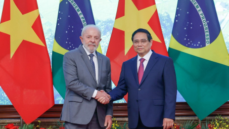 Việt Nam - Brazil: Đưa thương mại song phương lên 15 tỷ USD vào năm 2030