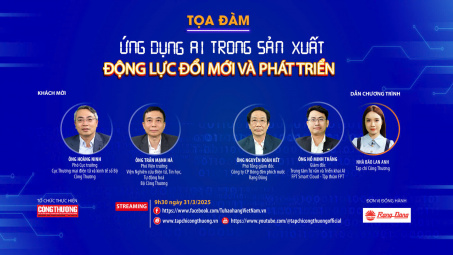 [Trực tuyến] Ứng dụng AI trong sản xuất: Động lực đổi mới và phát triển