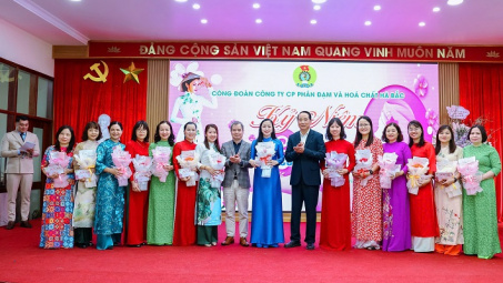 Đạm Hà Bắc tổ chức Kỷ niệm Ngày Quốc tế Phụ nữ 8/3 và tổng kết công tác Nữ công năm 2024