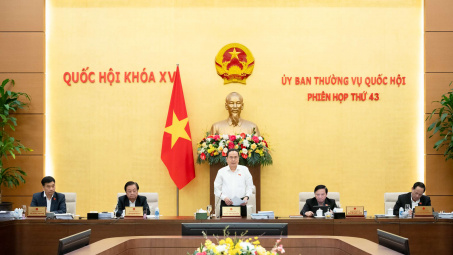 Phiên họp thứ 44 của Ủy ban Thường vụ Quốc hội sẽ diễn ra trong 8,5 ngày