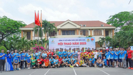 Sôi nổi Hội thao Công ty Cổ phần Phân bón Miền Nam năm 2025: Lan tỏa tinh thần đoàn kết và rèn luyện sức khỏe