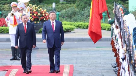 Tổ chức trọng thể Lễ đón chính thức Tổng Bí thư, Chủ tịch nước Trung Quốc Tập Cận Bình