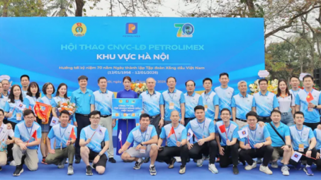 Petrolimex khai mạc Hội thao khu vực Hà Nội chào mừng 70 năm Ngày thành lập