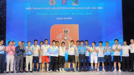 Petrolimex bế mạc Hội thao chào mừng 70 năm Ngày thành lập tại khu vực Hà Nội