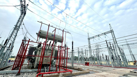 Đóng điện thành công công trình Trạm biến áp 220kV Phú Bình 2 và đường dây rẽ Thái Nguyên - Bắc Giang