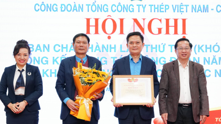 Công đoàn Tổng công ty Thép Việt Nam - CTCP: Lá cờ đầu của Công đoàn Công Thương Việt Nam
