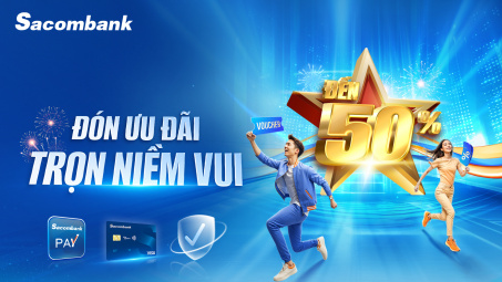Ngân hàng Sacombank tung hàng loạt ưu đãi mừng lễ lớn