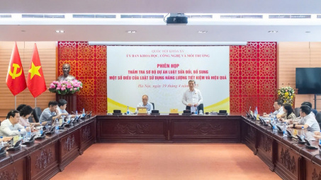 Thẩm tra sơ bộ dự án Luật sửa đổi, bổ sung một số điều của Luật Sử dụng năng lượng tiết kiệm và hiệu quả