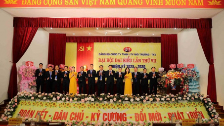 Đại hội Đảng bộ Công ty Môi trường - TKV: Đổi mới tư duy, niềm tin vững vàng cho nhiệm kỳ mới
