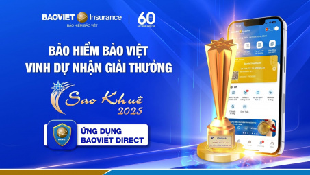 Baoviet Direct giành Giải thưởng Sao Khuê 2025