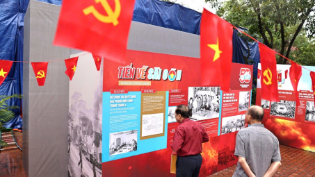 Hào hùng và lắng đọng với Triển lãm “Con đường thống nhất” tại Hoàng thành Thăng Long