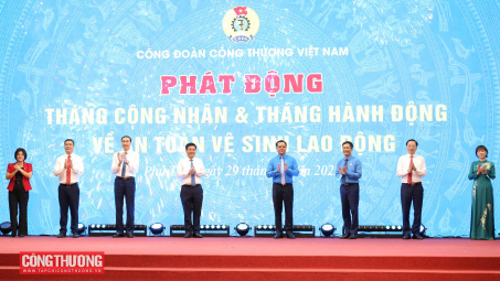 Phát động Tháng Công nhân và Tháng An toàn Vệ sinh lao động năm 2025 với nhiều hoạt động ý nghĩa, thiết thực