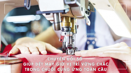Chuyển đổi kép giúp ngành dệt may giữ vị trí vững chắc trong chuỗi cung ứng toàn cầu