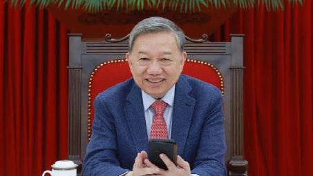 Tổng Bí thư Tô Lâm điện đàm với Tổng thống Hoa Kỳ Donald J. Trump