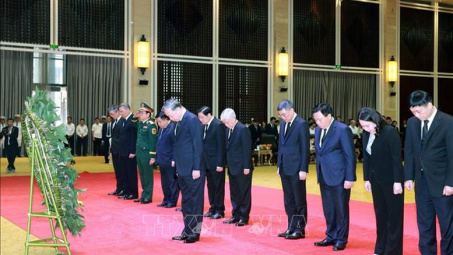 Tổng Bí thư Tô Lâm viếng đồng chí Khamtay Siphandone