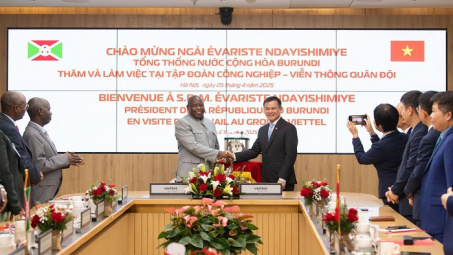 Tổng thống Cộng hòa Burundi thăm và làm việc tại Tập đoàn Viettel
